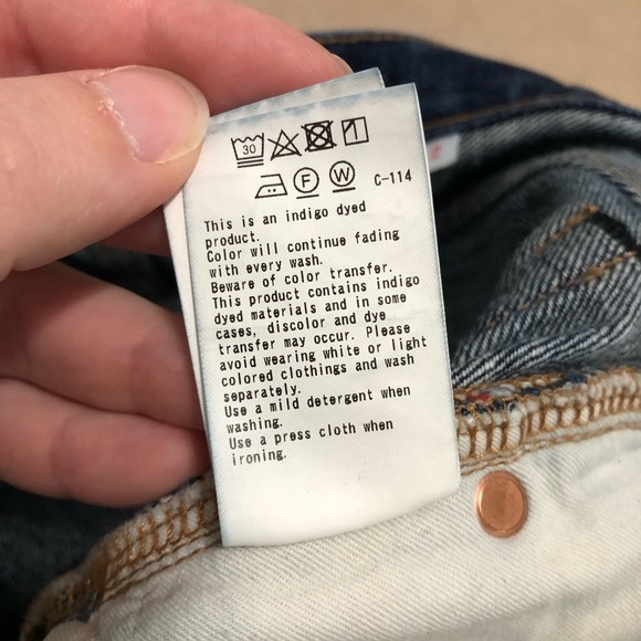 Blue Blue Japan Indigo Selvedge Denim Jeans Size 2 - Picture 9 of 14